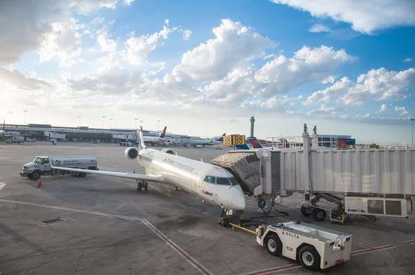 Embarque en avión — Foto de Stock