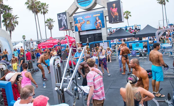 Muscle Beach Stockfoto