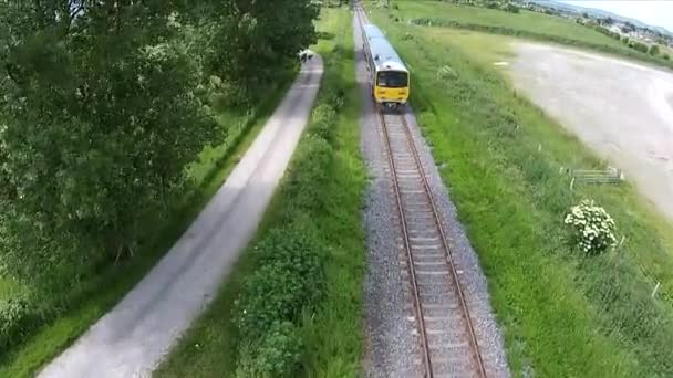 Ирландская Rail Travel — стоковое видео