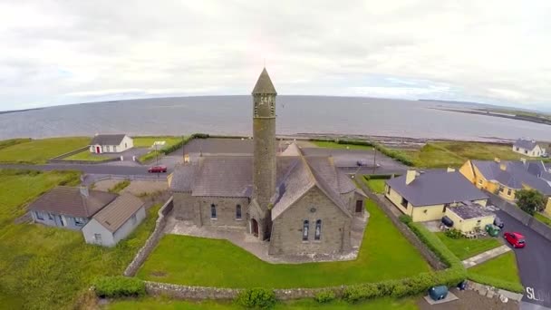 Quilty Church Irlanda — Vídeos de Stock