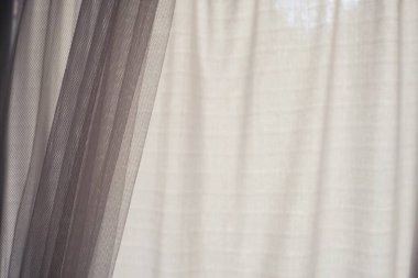 hafif doğal keten dokusu Perde seçici odak arkaplanı