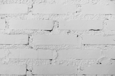 Arka plan için beyaz beton alçı duvar dokusu. Boşluğu Kopyala.