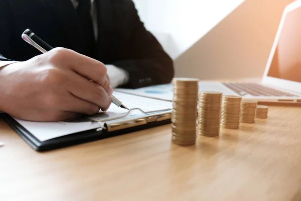 Auditor or internal revenue service staff, Business women checking annual financial statements of company. Audit Concept.