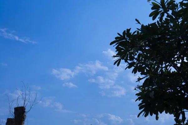 Ciel Dramatique Avec Nuages Nuages Orageux Sombres Avant Pluie — Photo