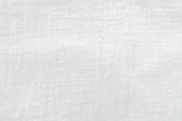 Kumaş perde arkası Beyaz keten branda buruşmuş doğal pamuk kumaş doğal el yapımı keten üst arkaplan Organik eko kumaş beyaz kumaş dokusu