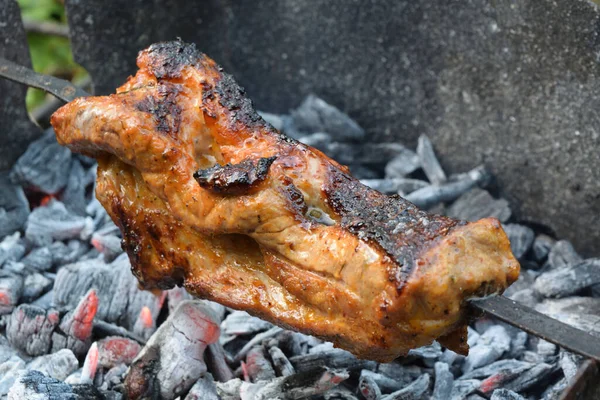 Ψητό Χοιρινό Shashlik Σουβλάκι — Φωτογραφία Αρχείου