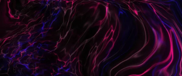 Abstract fluid background purple and blue colors on black