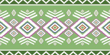 kabile etnik vektör deseni Kumaş tasarım ve baskı veya kitap kapağı veya arkaplan veya duvar kağıdı.