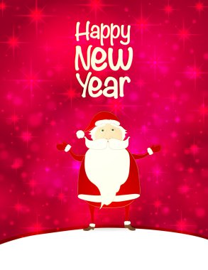Noel Baba yeni yıl arka plan