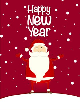 Noel Baba yeni yıl arka plan