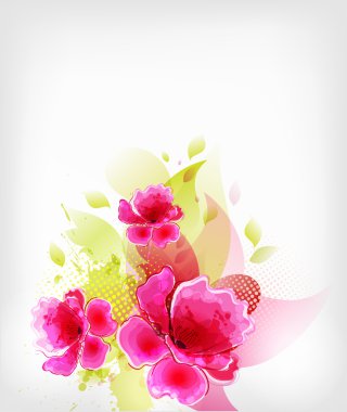 haşhaş ve açıkları ile arka plan