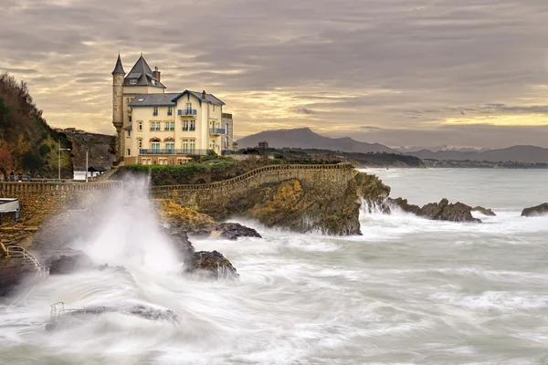 Biarritz villa Belza Stok Resim