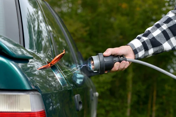 Elektrické auto — Stock fotografie