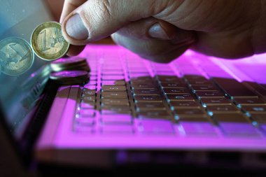 iş ve para konsepti, e-ticaret