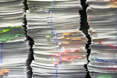 Geri dönüşüm tesisi için kağıt paketler