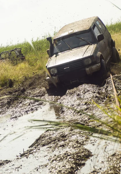 Rueda en el barro — Foto de Stock