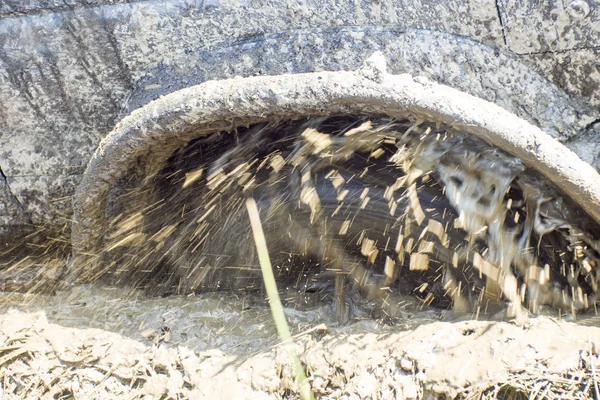 Ruota nel fango — Foto Stock