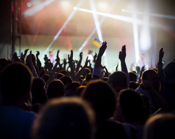 Фото молодых людей, веселящихся на рок-концерте, активного образа жизни — стоковое фото