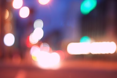 gece şehir soyut bokeh arka plan