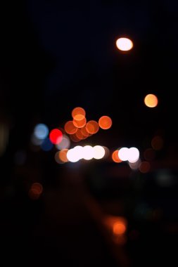 gece şehir soyut bokeh arka plan