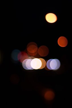 gece şehir soyut bokeh arka plan