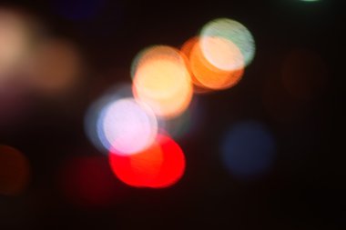 gece şehir soyut bokeh arka plan