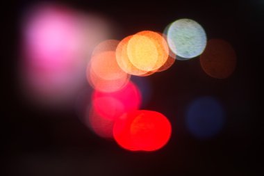 gece şehir soyut bokeh arka plan