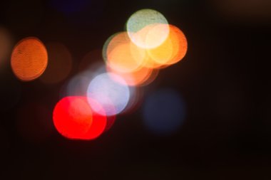 gece şehir soyut bokeh arka plan