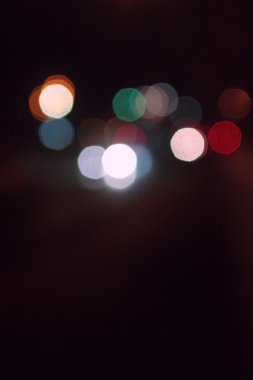 gece şehir soyut bokeh arka plan