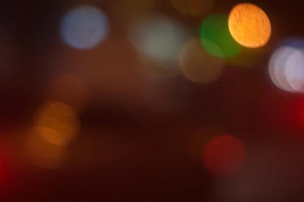 Noite cidade abstrato bokeh fundo — Fotografia de Stock