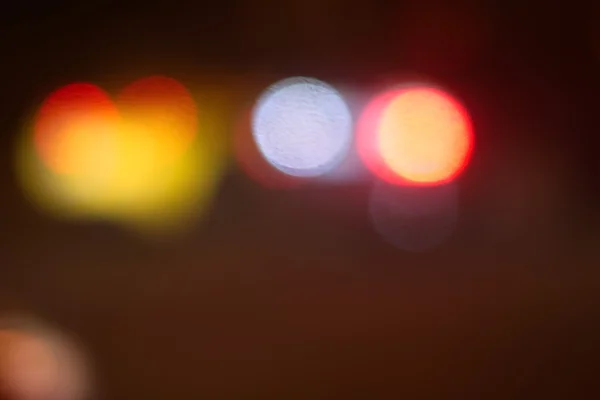Night city abstract bokeh background — Stock Photo, Image