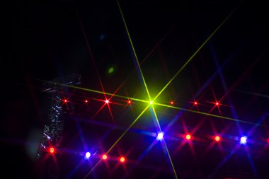 kalabalık tezahürat müzik konserinde