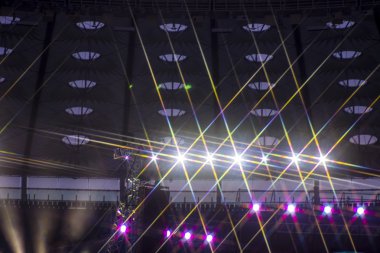 kalabalık tezahürat müzik konserinde