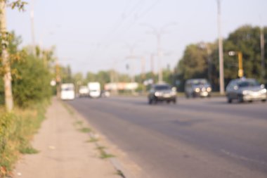 Yol parça arka plan bulanık seyahat