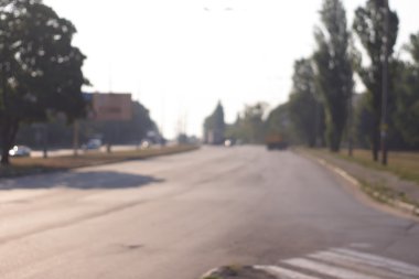 Yol parça arka plan bulanık seyahat