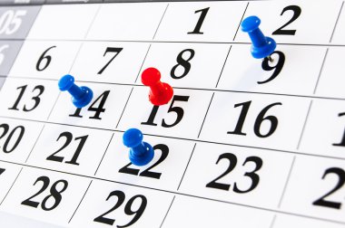 Çizim-iğne ile portre takvim sayfası