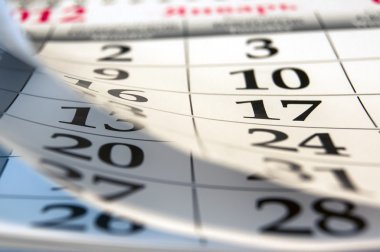 Çizim-iğne ile portre takvim sayfası