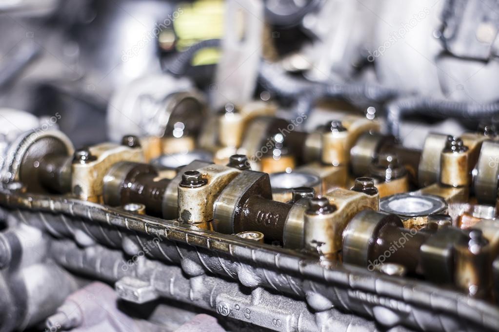 Cylinder head of an automobile engine — Stock Photo © Beaver1488 91597640