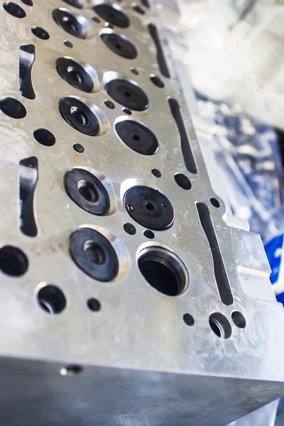 New cylinder head of a diesel engine — Stock Photo, Image