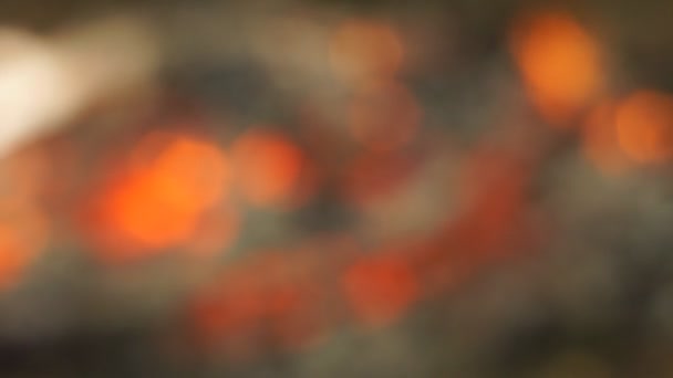 Красивый задний план костёр горящий огонь с дровами камины — стоковое видео