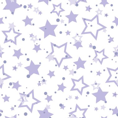 Beyaz zemin üzerinde mavi ve mor renkli noktalar olan kusursuz soyut desen. hayal.