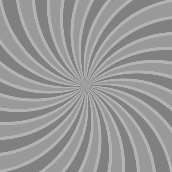 Fondo Espiral Luz Solar Color Gris Estalló Fondo Ilustración Vectorial — Archivo Imágenes Vectoriales