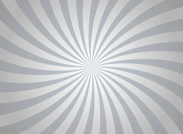 Sonnenlicht Spirale Hintergrund Graue Farbe Platzte Hintergrund Fantasy Vector Illustration — Stockvektor