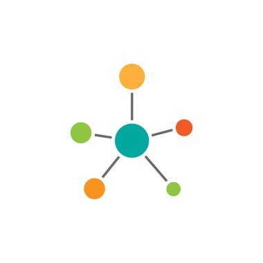 İnbot ağ bağlantı simgesi beyaza izole edildi. Teknik veya teknoloji logosu. Sunucu veya merkezi veritabanı düğmesi. Sistem bağları sembolü. Bağlı topluluklar, ortaklıklar, ofisler