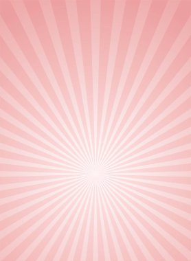Güneş ışığı dikey arkaplan. Pembe renk patlama arkaplanı. Vektör çizimi. Güneş ışını güneş patlaması desenli arka plan. Geçmişe dönük parlak fon. Yıldız patlaması duvar kağıdı. Sirk posteri