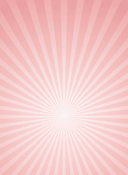 Sonnenlicht Vertikalen Hintergrund Rosa Farbe Platzte Hintergrund Vektorillustration Sonnenstrahl Sonneneruptionsmuster — Stockvektor