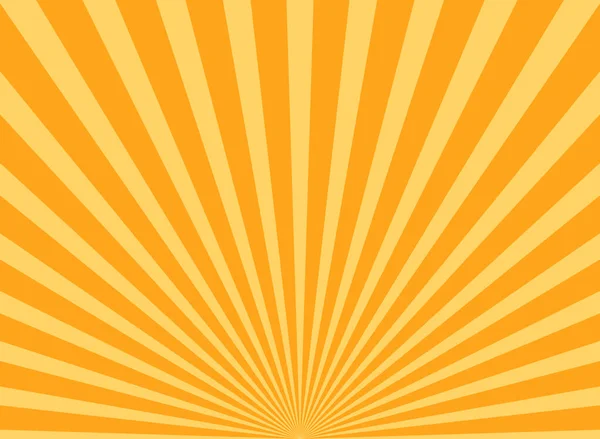 Fondo Abstracto Luz Solar Color Naranja Estalló Fondo Ilustración Vectorial — Vector de stock