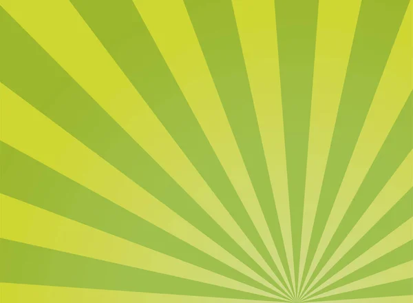 Fond Large Lumière Soleil Couleur Verte Fond Éclaté Illustration Vectorielle — Image vectorielle