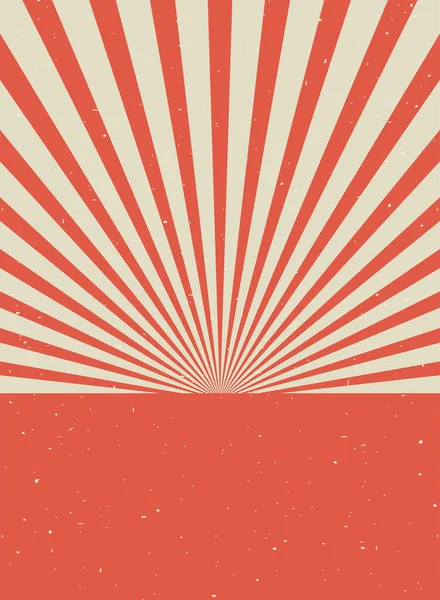Sunlight Retro Vertikální Grunge Pozadí Červená Béžová Barva Praskla Pozadí — Stockový vektor