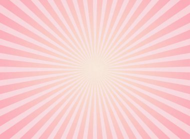 Güneş ışığı soyut arkaplan. turuncu arka plan patlaması. Vektör çizimi. Güneş ışını güneş patlaması desenli arka plan. Retro parlak arkaplan.